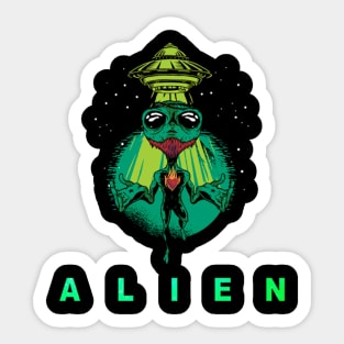 alien Sticker